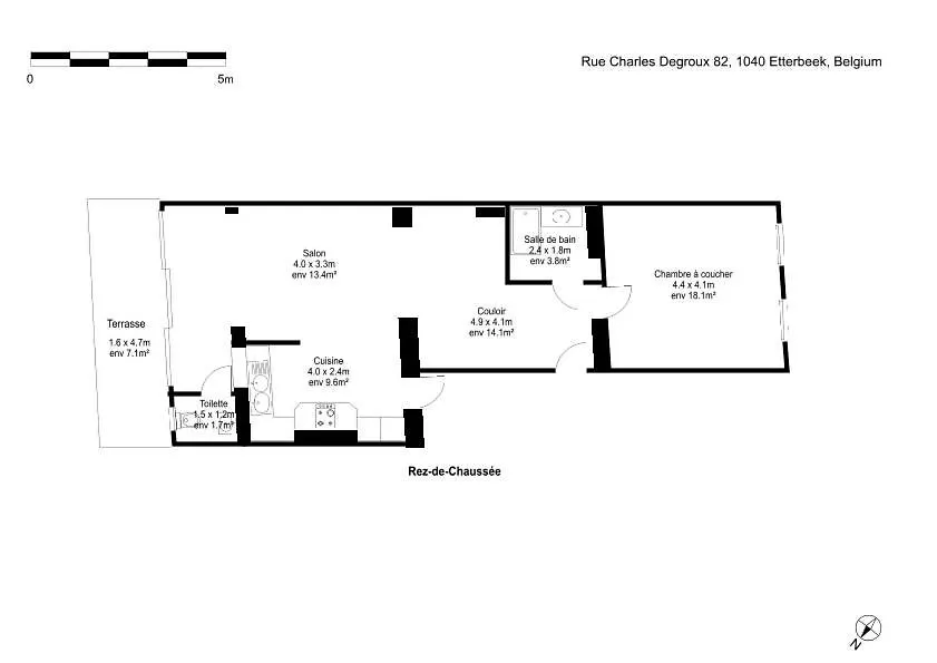 Apartment In Brussels, Degroux By Homenhancement Sa